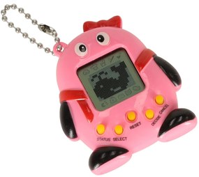 KIK Hračka Tamagoči elektronická hra zvieratko ružová