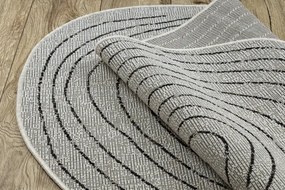 Koberec ORGANIC 2743 krémový / čierny / naturálny