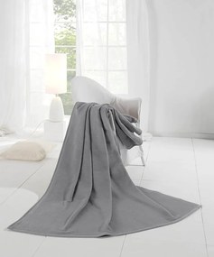 Biederlack Bavlnená deka Cotton Home sivá