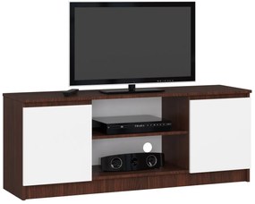 TV stolík Beron 140 cm wenge/biela