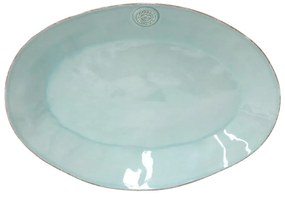 Tyrkysový kameninový podnos Costa Nova Nova, šírka 40 cm