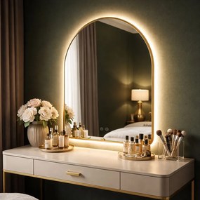 Rea Rea, Zrkadlo LED 80x60cm CAMLOT, HOM-01518