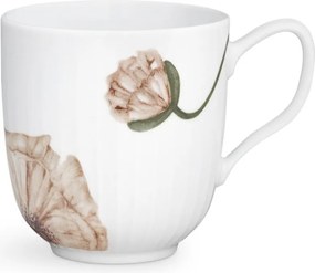 Biely porcelánový hrnček Kähler Design Hammershøi Poppy, 330 ml