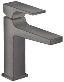 Hansgrohe Metropol, umývadlová batéria 110 s výpustom Push-Open, kefovaná čierná chrómová, HAN-32507340