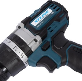 XTline XT-Power XT102861 Akumulátorová vŕtačka s príklepom BRUSHLESS 18 V, 2x 2,0 Ah