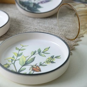 Sada 6 kameninových misiek Herbal 14 cm