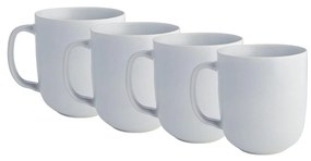 CASA NOVA Sada hrnčekov 400 ml set 4 ks - sivá