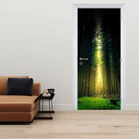 Fototapeta na dvere - Temný les (95x205cm)