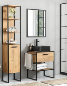 Skrinka pod umývadlo loft 70 cm stojaca so zásuvkou (BROOKLIN 825A FSC)
