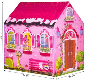 Farebný detský stan IPLAY - domček 96×73×102 cm