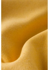 Žltá deka s podielom bavlny Euromant Basics, 140 x 180 cm