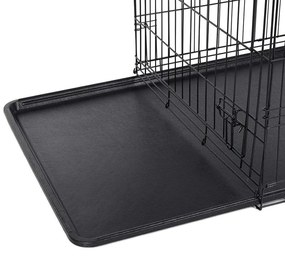 Prepravná klietka pre zvieratá Liwia L 91 cm čierna