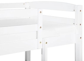 Biela poschodová posteľ s úložným priestorom 90 x 200 cm REGAT Beliani