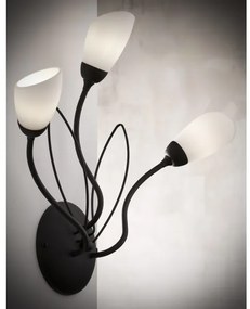 Jupiter 2059 - Nástenné svietidlo GLORIOSA 3xG9/14W/230V čierna