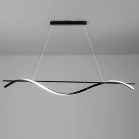 Toolight Toolight, LED závesná lampa 120cm, 27W, 3000K, LHJ019-CP, čierna, OSW-50004