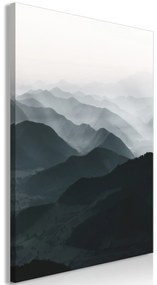 Artgeist Obraz - Parallel Ridges (1 Part) Vertical Veľkosť: 80x120, Verzia: Na talianskom plátne