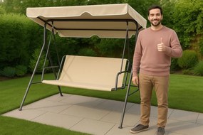 Náhradný podsedák na hojdačku v béžovej farbe