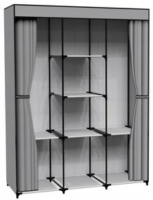 Šatníková skriňa SONIA antracitová