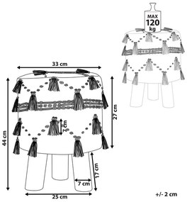 Taburetka TEORIN II (béžová). Vlastná spoľahlivá doprava až k Vám domov. 1023156