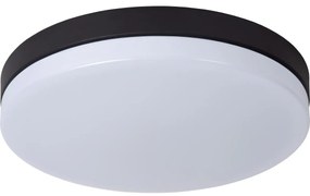 Lucide Lucide 79111/36/30 - LED Kúpeľňové svietidlo BISKIT LED/24W/230V IP44 čierna LC3703