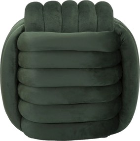 Taburet Softy 45 cm zelený