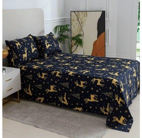 Plachta a obliečka na vankúš GOLDEN DEER Rozmer: 50 x 70 cm | 140 x 240 cm