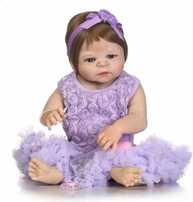 Hawaj Reborn realistická bábika na hranie Ruzenka 57 cm