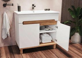 Comodo Kúpeľňová skrinka s keramickým umývadlom Orion W 60