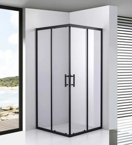 Toulon 6mm Black Sprchový kút 100*100 190cm