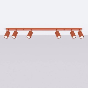 Bodové svietidlo v tehlovej farbe 6,5x117 cm Gleam – Sollux