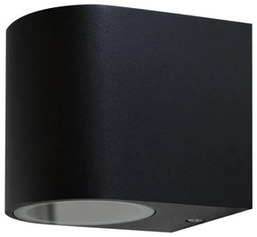 Vonkajšie nástenné svietidlo BOSTON 1xGU10/10W/230V IP44 čierna