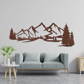 Drevené umenie hory – veľká krajina lesa, dekorácia do domu | SENTOP PR0414-akcia20