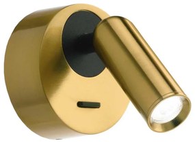 Ideal Lux - LED Nástenné bodové svietidlo BEAN LED/3W/230V CRI 90 mosadz