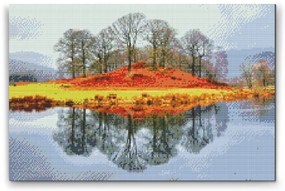 Gario Diamantové maľovanie Jazerná oblasť Cumbria, Veľká Británia Rozmery: 120 x 80 cm, Rámovanie: S vnútorným rámom, Diamanty: Štvorcové
