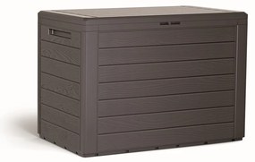 Záhradný box, 190 l, tmavo hnedá