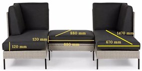 Béžová záhradná pohovka Bonami Selection Orkanger