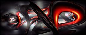 Obraz abstrakcie (120x50 cm)