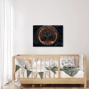 Obraz – Strom života v láve I. (70x50 cm)