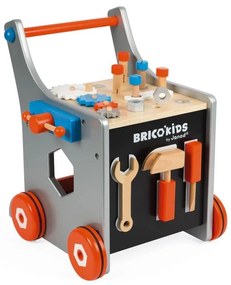 Janod - Drevené chodítko s náradím BRICOKIDS