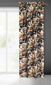 ZATEMŇOVACÍ ZÁVES NA PÁSKE BETTY 140X300 CM KVETY