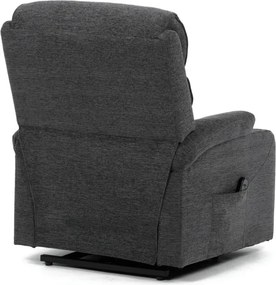 Polohovacie kreslo sivé, elektrické TV-S8348 GREY2