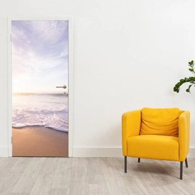 Fototapeta na dvere - Piesočná pláž (95x205cm)