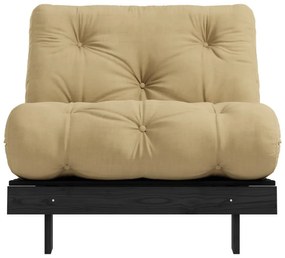 Kreslo v horčicovej farbe Roots Black Night – Karup Design