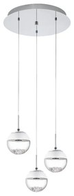 Moderné svietidlo EGLO MONTEFIO 1 LED chróm 93709