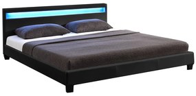Čalúnená posteľ Paris160x200 cm - čierna