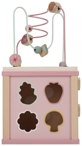 Kocka s aktivitami drevená Fairy Garden