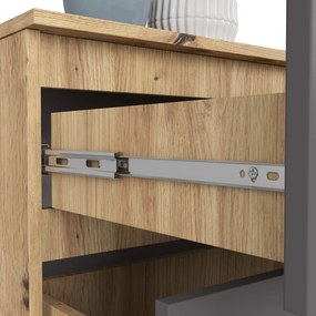 Komoda Rollo A 160,4 cm dub artisan/grafitový