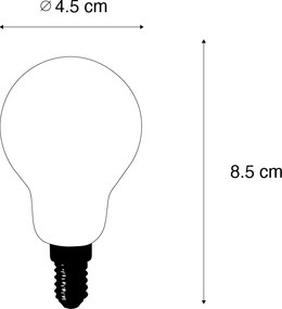 Sada 5 LED žiaroviek E14 P45 číre 2,2 W 470 lm 2700 K