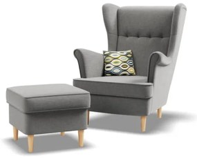 Podnožka VELO svetlosivá