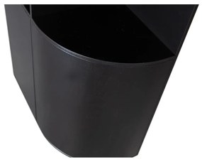 Čierna modulárna knižnica z borovicového dreva 78x210 cm Finca – WOOOD